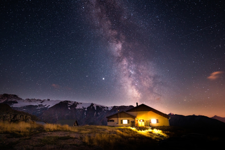 Overnachten in de berghutten in de Franse Alpen